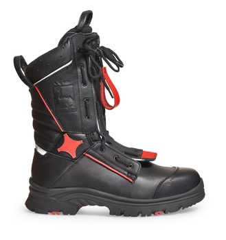 Firefighting Shoes with Membrane FALCON 832 Protektor Black-Red F2A