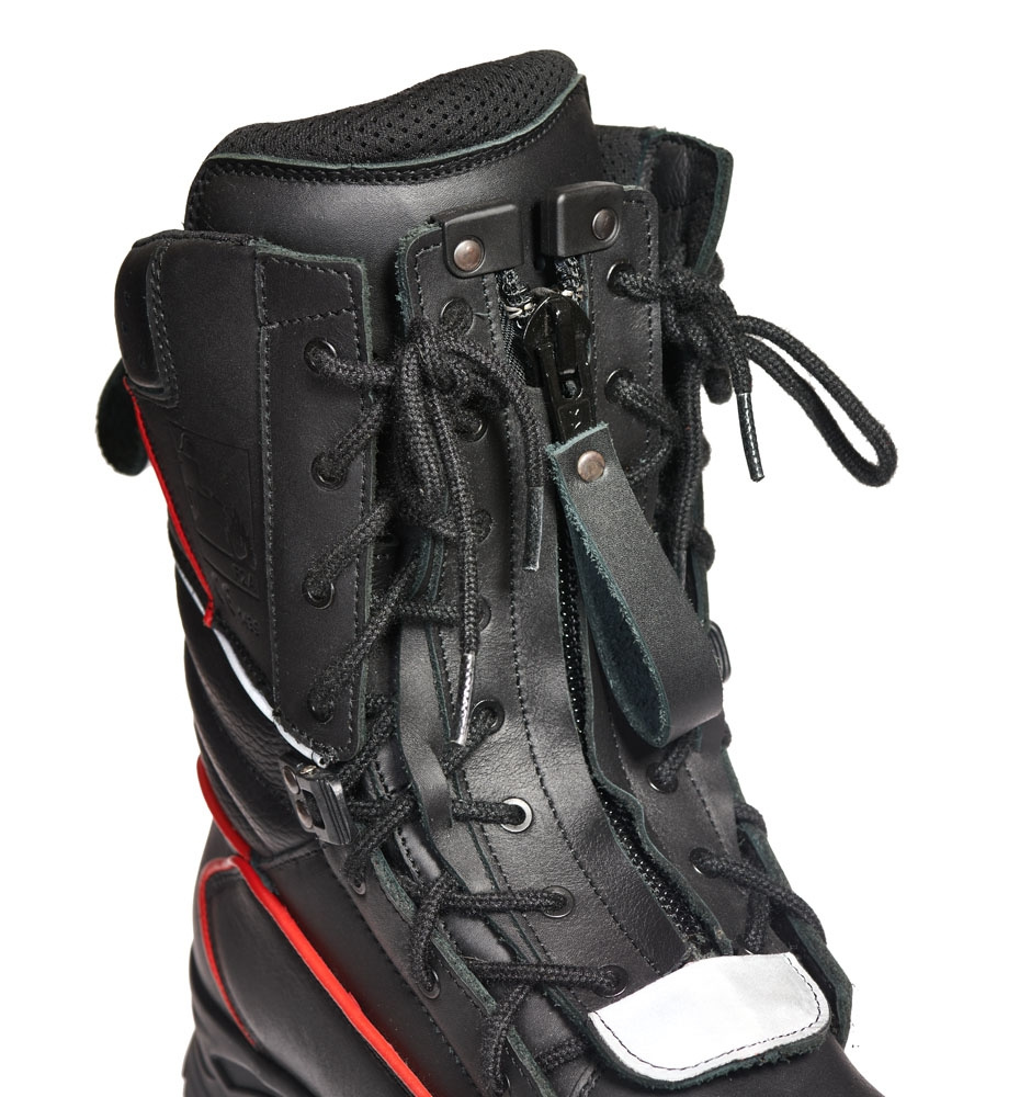 Firefighting Shoes with Membrane FALCON 835 Protektor Black Red F2A