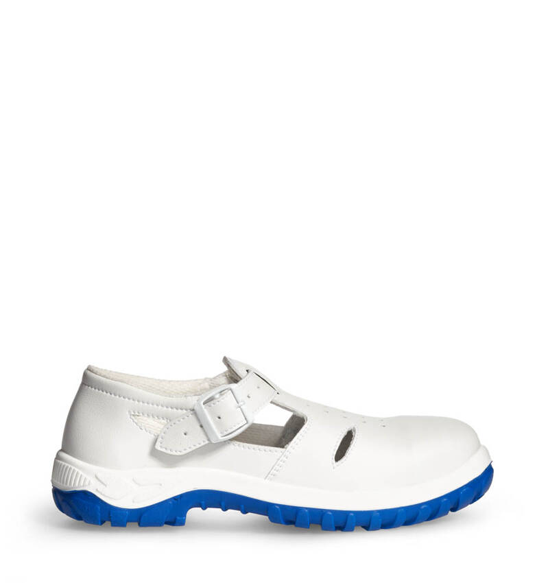 Occupational Sandals BASIC 290 Abeba White Blue Sole O1