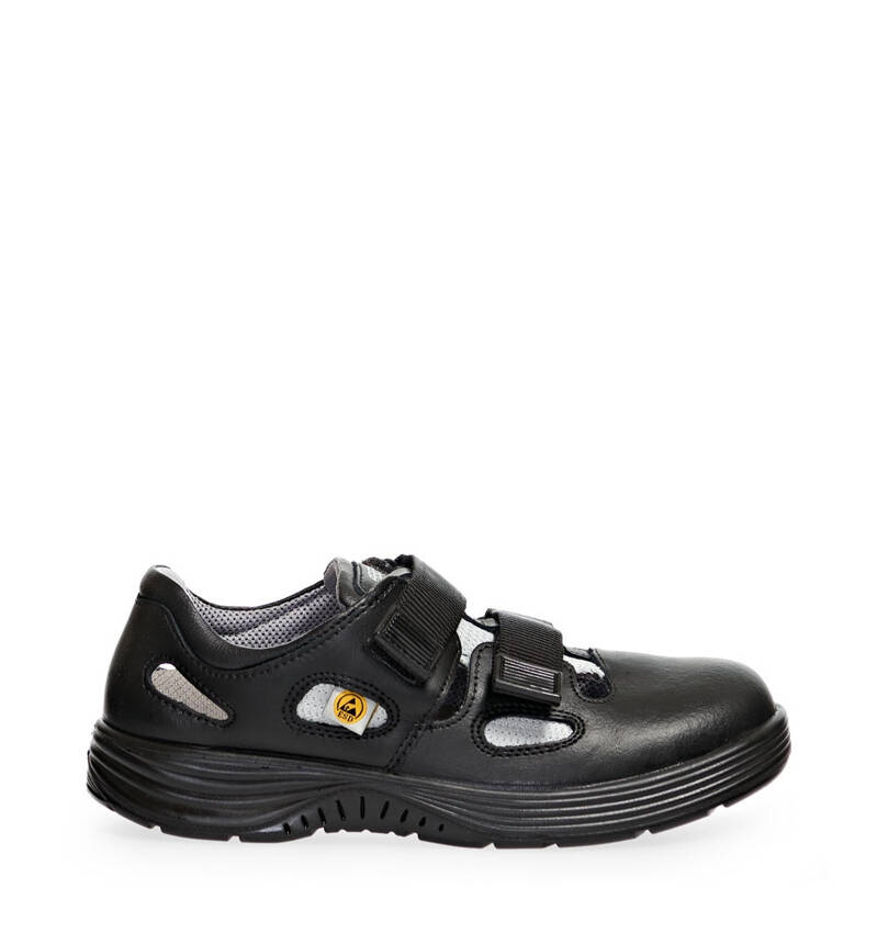 Safety Sandals X-LIGHT 036 Black Abeba S1 ESD