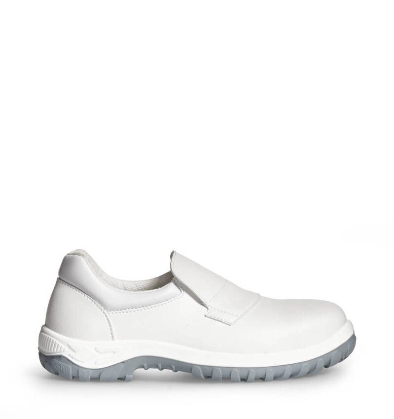 Safety Shoes BASIC 171 Abeba White Gray Sole S2