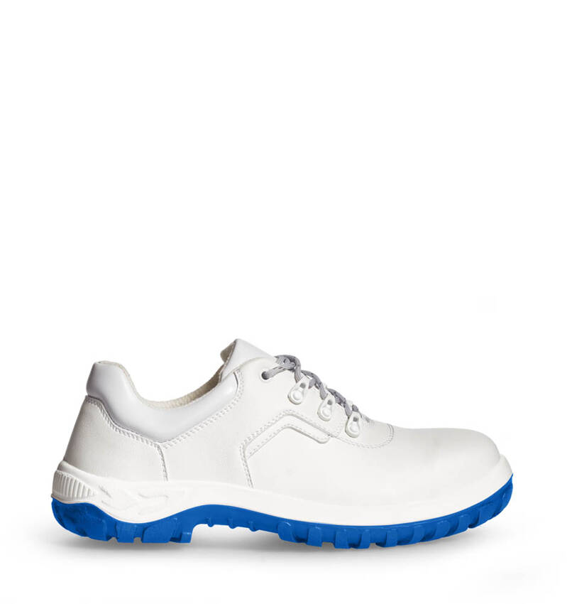 Safety Shoes BASIC 367 Abeba White Blue Sole S2