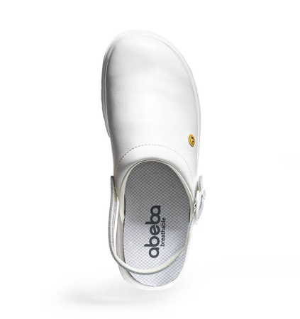 Occupational Clogs RUBBER 2.0 200 Abeba White OB ESD