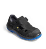 Safety Sandals BASIC 430 Protektor Black S1P ESD Velor Microfiber