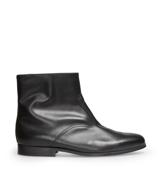 Leather Ankle Boots OFFICER 560 Protektor Black