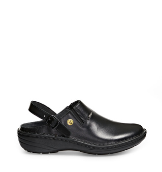 Medizinische Clog REFLEXOR COMFORT 36813 Abeba Schwarz OB ESD